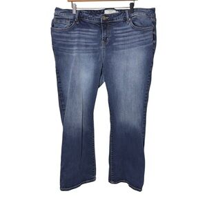 Torrid Blue Straight Leg Jeans Size 22